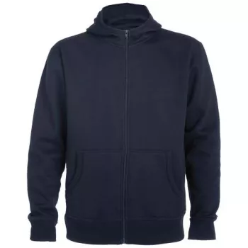 Montblanc unisex celorozepínací mikina s kapucí 280 g/m² námořnická modrá M