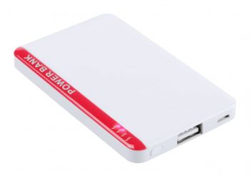 Vilek USB power bank red , white