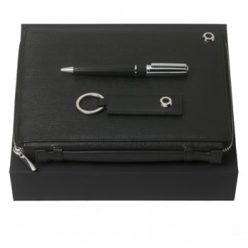 Set HUGO BOSS (ballpoint pen, conference folder A5 & key ring)