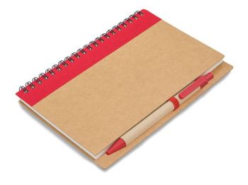 DALVIK zápisník s čistými stranami, červená