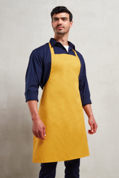 'COLOURS COLLECTION’ BIB APRON Moss Green U