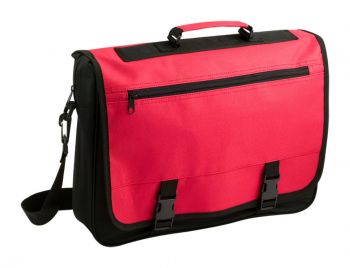 Verse document bag red , black