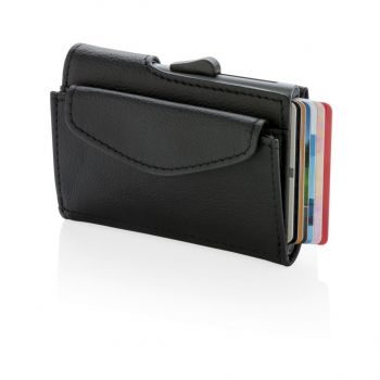 RFID puzdro na karty, bankovky a mince C-Secure čierna