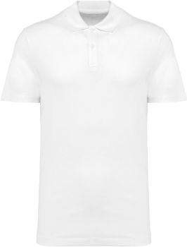 Kariban Premium | Pánské elastické piqué polo Supima® white XL