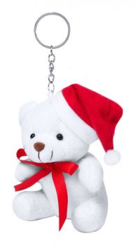 Glenda teddy bear keyring white