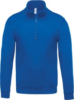 Kariban | Mikina s 1/4 zipem light royal blue XL