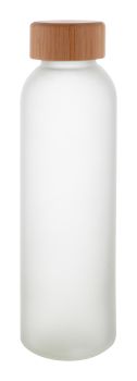 Cloody sklenená športová fľaša frosted white , natural