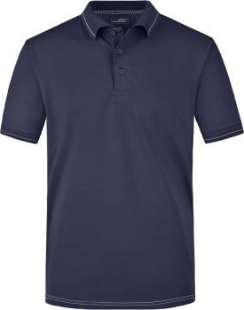 James & Nicholson | Pánské žerzejové elastické polo navy/white M