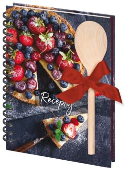 Kniha na recepty s vareškou A5 špirála Cheesecake