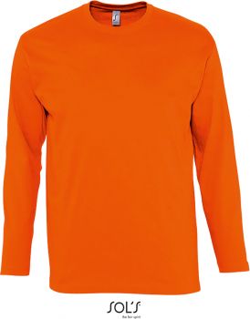SOL'S | Tričko s dlouhým rukávem orange M