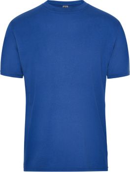 James & Nicholson | Pánské pracovní tričko z bio bavlny - Solid royal L