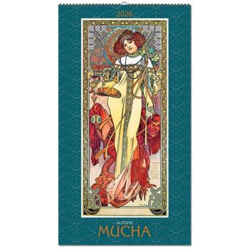 Nástenný kalendár Alfons Mucha 2026