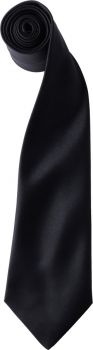 Premier | Saténová kravata "Colours" black onesize