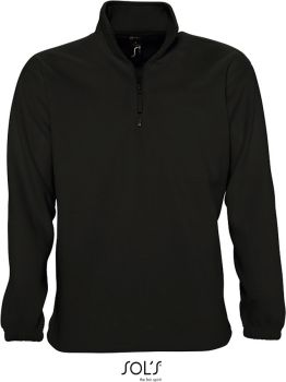 SOL'S | Fleecová mikina s 1/2 zipem black XXL