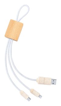 Nuskir USB nabíjací kábel natural