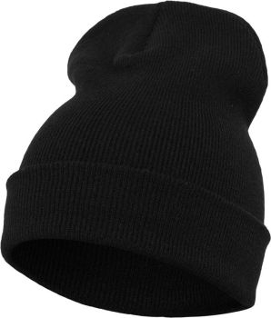 Flexfit | Dlouhá pletená čepice black onesize