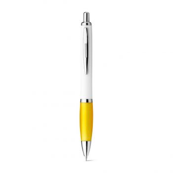 DIGIT. Guľôčkové pero s kovovou sponou Žltá