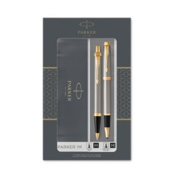 Parker IM (Old) Brushed Metal Duo Set RB + GP