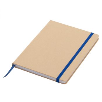 LISBOA MINI zápisník se čtverečkovanými stranami 90x140 / 160 stran,  modrá/béžová
