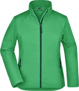 James & Nicholson | Dámská 3-vrstvá softshellová bunda green S