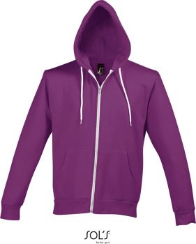 SOL'S | Unisex mikina s kapucí purple XXL