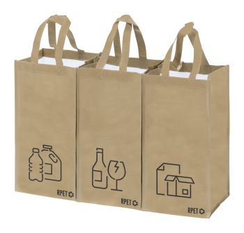 Stuggar RPET tašky na triedenie odpadu natural