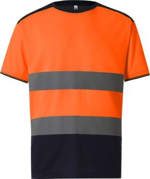 Yoko | Hi-Vis Tričko hi vis orange/navy 6XL