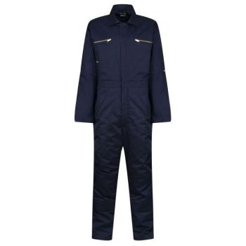 PRO ZIP FASTEN INSULATED COVERALL Navy XS