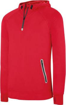 Kariban ProAct | Sportovní mikina s 1/4 zipem red 3XL