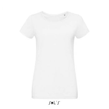 SOL'S MARTIN WOMEN - ROUND-NECK FITTED JERSEY T-SHIRT White M