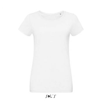 SOL'S MARTIN WOMEN - ROUND-NECK FITTED JERSEY T-SHIRT White L