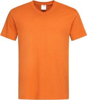 Stedman | Tričko s výstřihem do V orange L