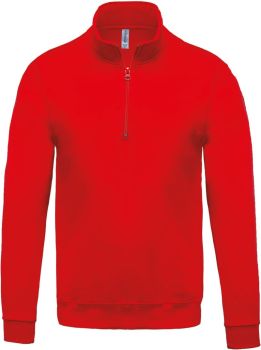 Kariban | Mikina s 1/4 zipem red S