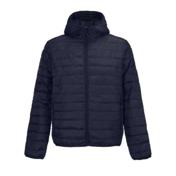 SOL'S STREAM HOODED MEN - LIGHTWEIGHT HOODED PADDED JACKET French Navy L