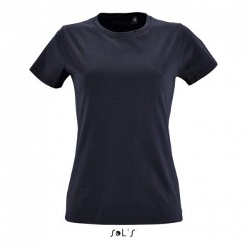 SOL'S IMPERIAL FIT WOMEN - ROUND NECK FITTED T-SHIRT French Navy M