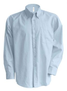 MEN'S LONG-SLEEVED OXFORD SHIRT Oxford Blue M