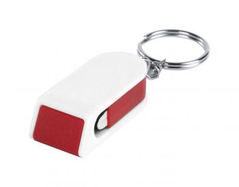 Satari stojan na mobil s príveskom na kľúče white , red