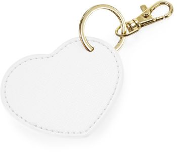 BagBase | Klip na klíče srdce "Boutique" soft white onesize