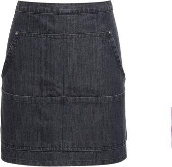 Premier | Denim zástěra do pasu black denim onesize
