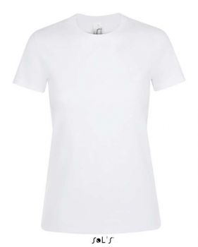 SOL'S REGENT WOMEN - ROUND COLLAR T-SHIRT White L