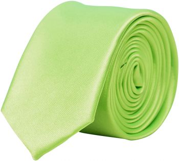 Korntex | Úzká kravata lime green onesize