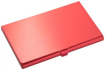 Bonus business card holder red