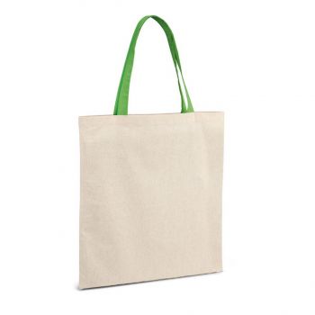 KOLONAKI. 100% bavlnená taška Zelená