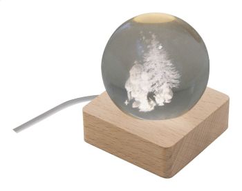 Borealis vianočná svetelná guľa transparent , natural