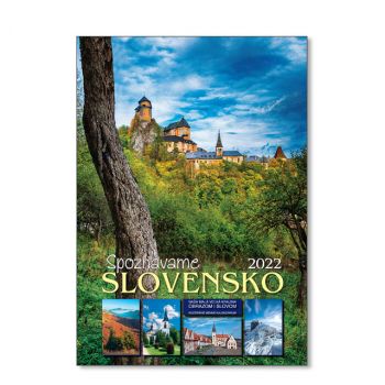 Nástenný Kalendár Spoznávame Slovensko 2022