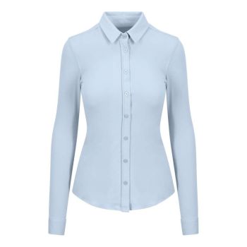 ANNA KNITTED SHIRT Blue L
