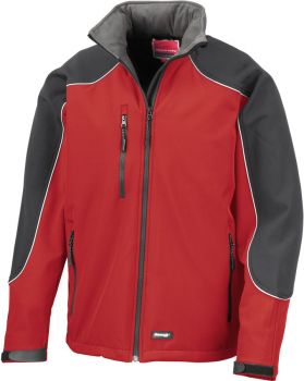 Result | 3-vrstvá softshellová bunda "IceFell" s kapucí red/black S