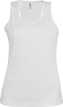 Kariban ProAct | Dámské sportovní tričko bez rukávů white S