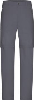 James & Nicholson | Pánské elastické kalhoty, odepínatelné nohavice carbon XXL