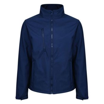 ABLAZE 3 LAYER PRINTABLE SOFTSHELL JACKET Navy/Navy L